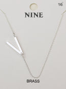 CN4279 - CN4304 A - Z Initial Necklace - MiMi Wholesale