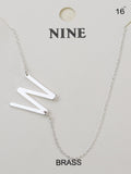 CN4279 - CN4304 A - Z Initial Necklace - MiMi Wholesale