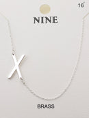 CN4279 - CN4304 A - Z Initial Necklace - MiMi Wholesale