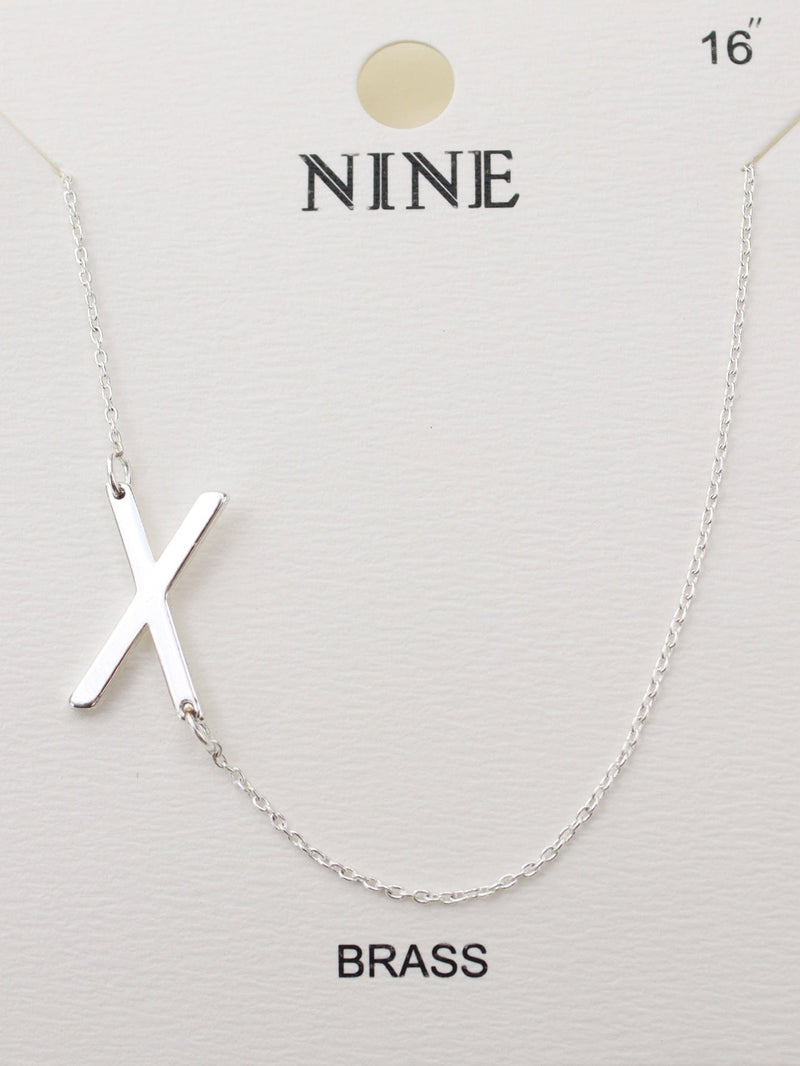 CN4279 - CN4304 A - Z Initial Necklace - MiMi Wholesale