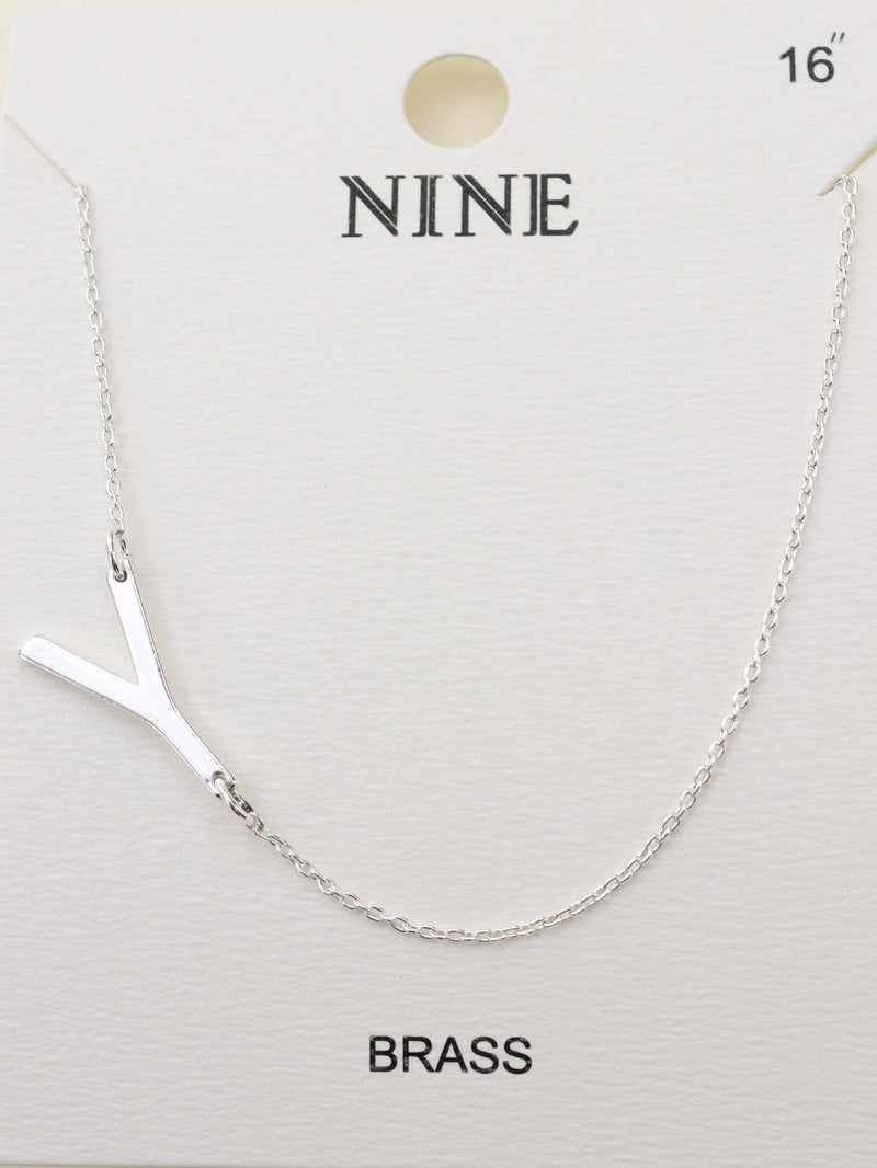 CN4279 - CN4304 A - Z Initial Necklace - MiMi Wholesale