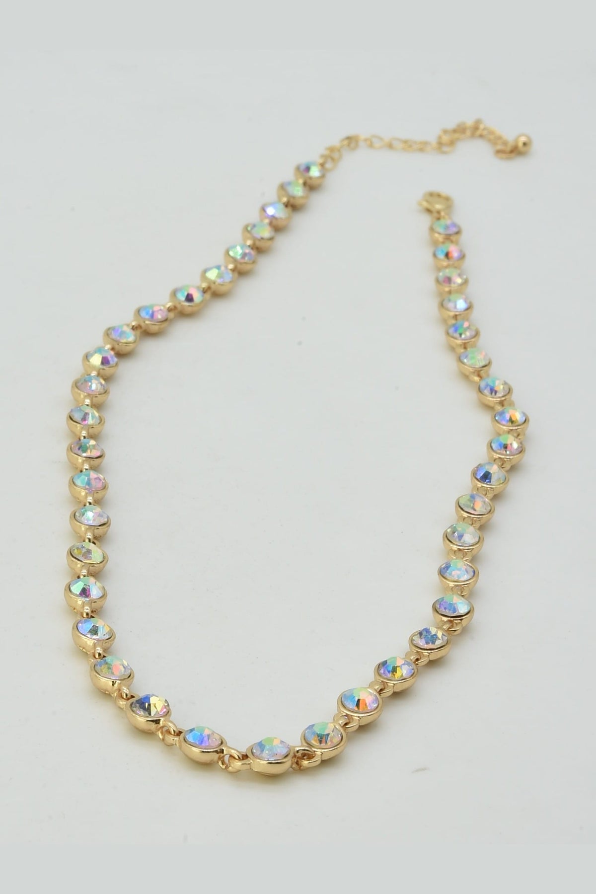 CN4422 Celeste Crystal Necklace - GAB