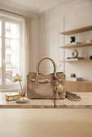 EGZ003 Stella Satchel Crossbody Bag with Tassel Charm