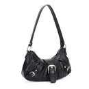 EJ60292 Grunge Buckle Baguette Shoulder Bag
