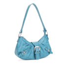 EJ60292 Grunge Buckle Baguette Shoulder Bag