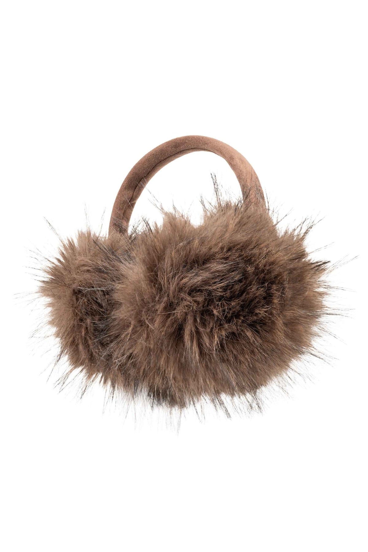 EMC0135 Elena Long Faux Fur Earmuffs