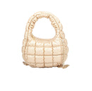 HQ127 Olivia Mini Quilted Puffer Top Handle Crossbody Bag