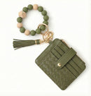 BB139x205 Nina Beaded Keychain Bracelet & Woven Wallet Combo