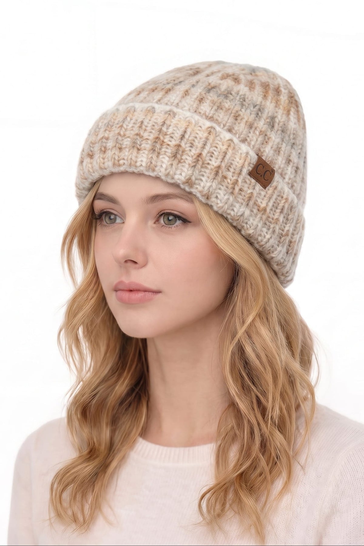 HTE0175 Nora Ombre Rib C&C Beanie