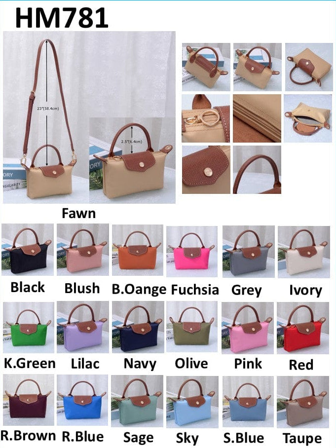 HM781 Penny Nylon Mini Crossbody Bag