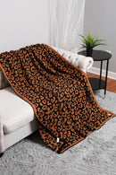 JCL1010 Super Lux Leopard Throw Blanket