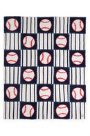 JCL6075 Baseball Super Lux Blanket