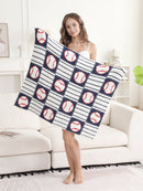 JCL6084K Children's Baseball Throw Blanket