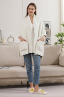 JCL6212 Open Shawl Cardigan with Pockets