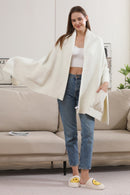 JCL6212 Open Shawl Cardigan with Pockets