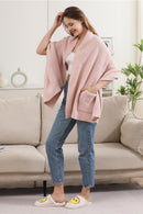 JCL6212 Open Shawl Cardigan with Pockets