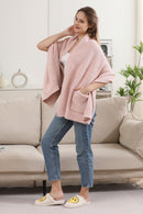 JCL6212 Open Shawl Cardigan with Pockets