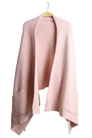 JCL6212 Open Shawl Cardigan with Pockets
