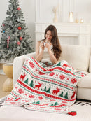 JCL6304 Christmas Tassel Throw Blanket