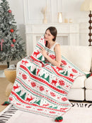 JCL6304 Christmas Tassel Throw Blanket