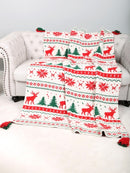 JCL6304 Christmas Tassel Throw Blanket