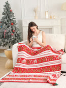 JCL6304 Christmas Tassel Throw Blanket