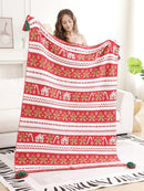JCL6304 Christmas Tassel Throw Blanket