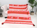 JCL6304 Christmas Tassel Throw Blanket