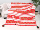 JCL6304 Christmas Tassel Throw Blanket