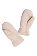 JG905 Solid Faux Fur Mittens