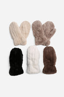 JG923 Seamed Fur Mittens