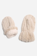 JG923 Seamed Fur Mittens
