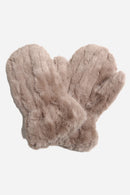 JG923 Seamed Fur Mittens