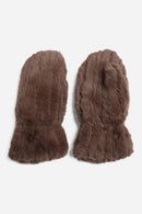 JG923 Seamed Fur Mittens