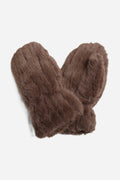 JG923 Seamed Fur Mittens