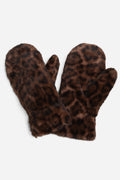 JG924 Leopard Fur Mittens