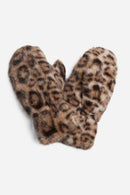 JG924 Leopard Fur Mittens