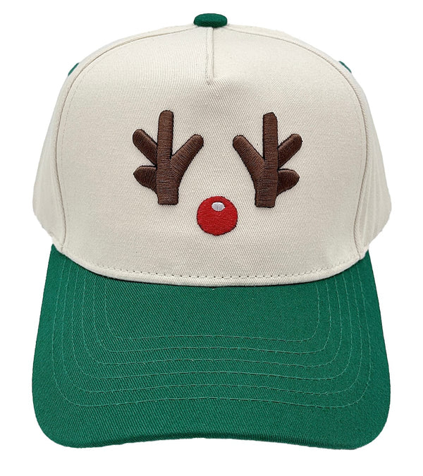 JHCS014 Reindeer Embroidered Baseball Cap
