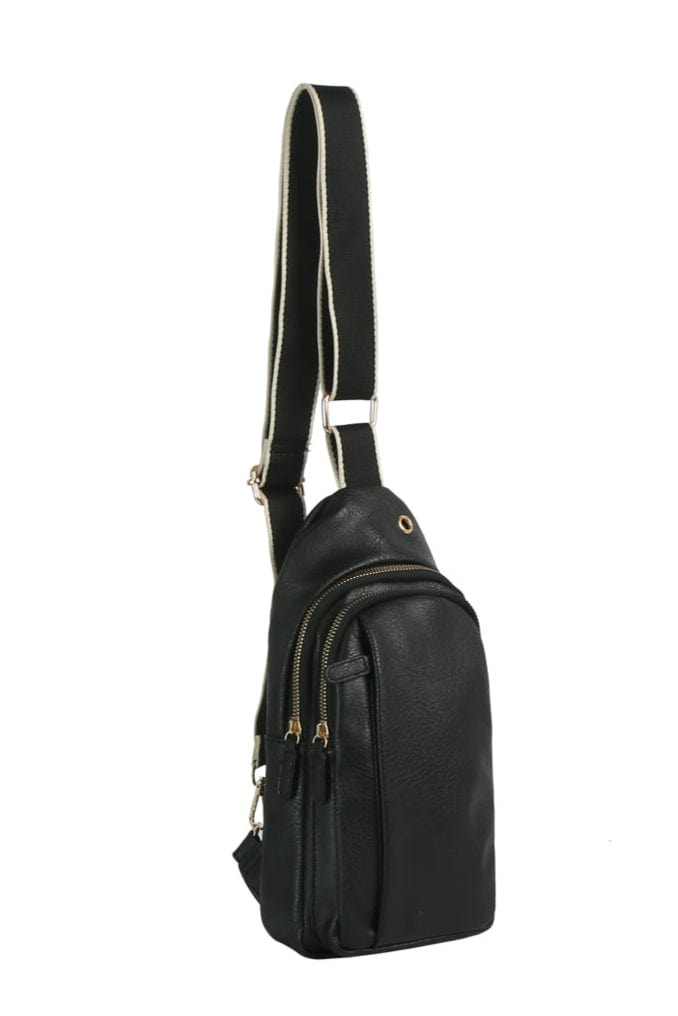 JYM0433 Wylie Double Zipper Sling Bag