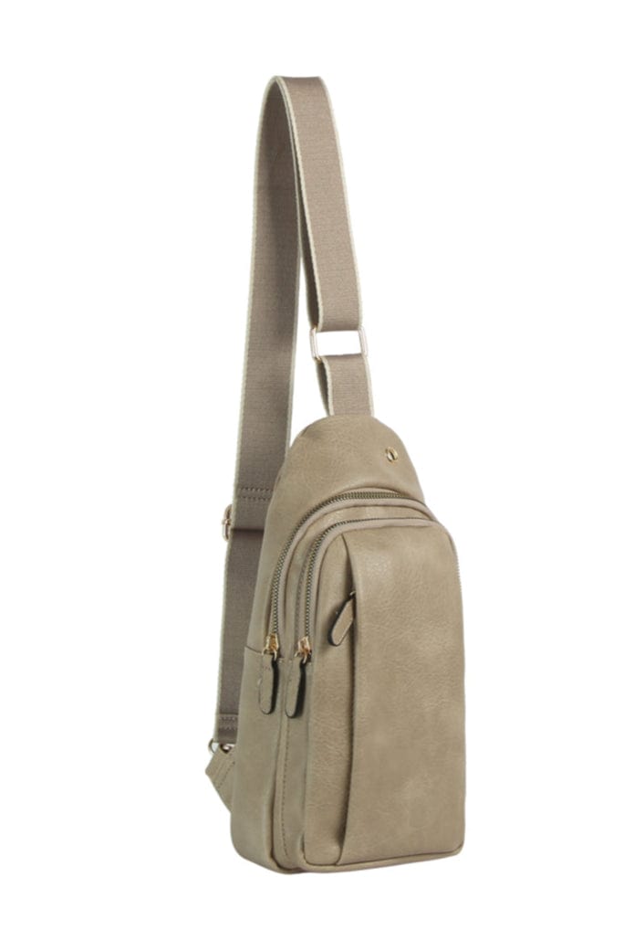 JYM0433 Wylie Double Zipper Sling Bag