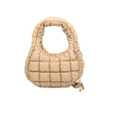 HQ127 Olivia Mini Quilted Puffer Top Handle Crossbody Bag