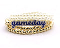 KB1005 Game Day Stretch 5 Piece Beaded Bracelet Set