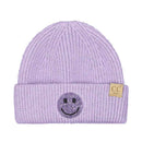 KDHTE0100 KIDS Rhinestone Smiley Beanie