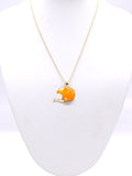 KN1001 Game Day Football Helmet Pendant Necklace