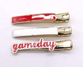 KPIN1004 Game Day Collegiate 3 Piece Hairclip Set