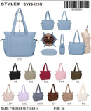 SV26529N Puffer Quilted Carry All Tote