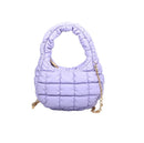 HQ127 Olivia Mini Quilted Puffer Top Handle Crossbody Bag