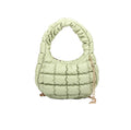 HQ127 Olivia Mini Quilted Puffer Top Handle Crossbody Bag
