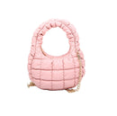 HQ127 Olivia Mini Quilted Puffer Top Handle Crossbody Bag