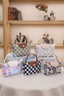 PP781 Claire Fashion Print Nylon Mini Crossbody Bag